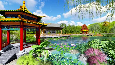 中國古代建築 挖池塘